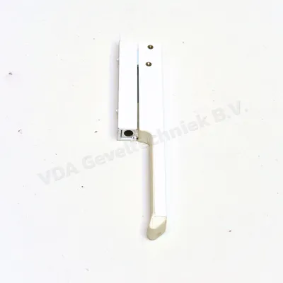 GU Handgreep hendel TBV bovenlichtsluiting Valraam F200 wit 9016 (kruk) (klink) (hendel)