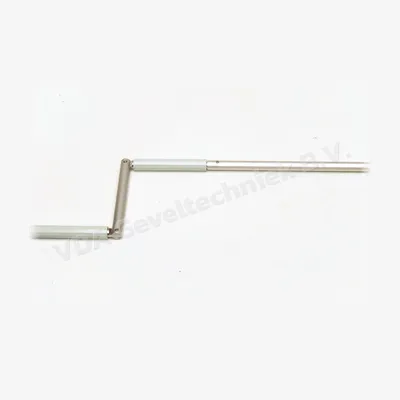 Hautau zwenkhendel/slingerstang met trechter 108371