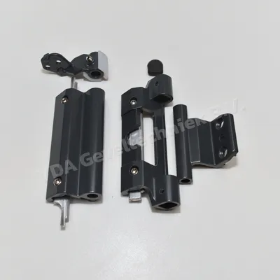 Sobinco alu klemscharnier kadergroef 14/18 mm als 10/14 mm RAL7016 glans