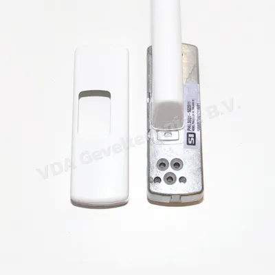 Siegenia PSK 200-Z hendel afsluitbaar RECHTS RAL9003 Wit. 296271 PHIL0031-502011