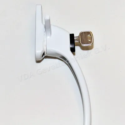Cockspur afsluitbare hefboom neushoogt 12mm rechts WIT