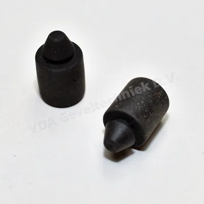 Hydro zwart rubber stoppen buffer/stop