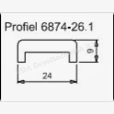 SOBINCO PENTALOCK SLUITLIJST 6874-26A