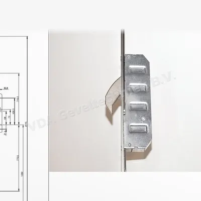 Buva meerpuntssluiting Ergo Nomic senior 55/92F20 1772mm afgerond