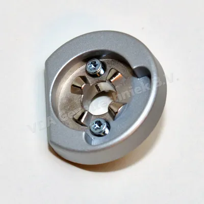Schuco alu Bevestigingsrozet KvD afsluitbaar Zilver/EV1 247116 RECHTS