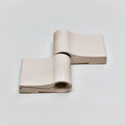 Dr.hahn scharnier 2-delig Turband 4 20mm boorafstand 103mm RAL9001