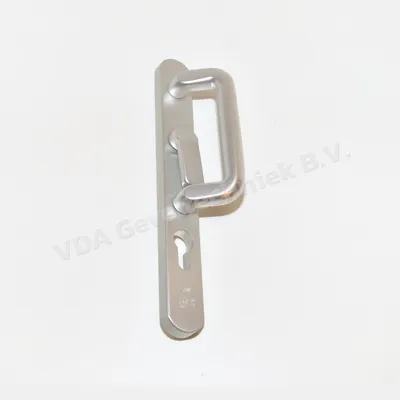 HVN Greep Griff 8047 + Hebel 2527 Schild 6011 Schiebe Schuif SKG** Aussen Buiten PZ92 mm