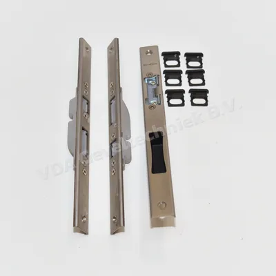 Schuco dag-en nacht sluitplaten set. Pen/haak 239991 links