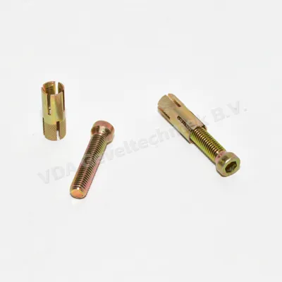 Schuco ankerbout + plug voor scharnier Türbander 28MM 237 978