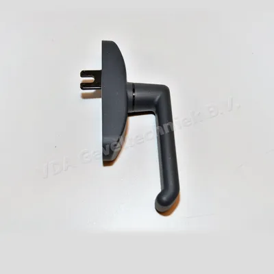 Sobinco alu raamkruk/handgreep met vork mat antraciet 30000-657