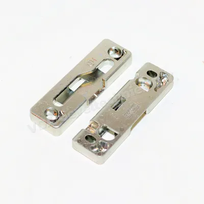 Hautau sluitplaat met kierstand voor hout 24mm