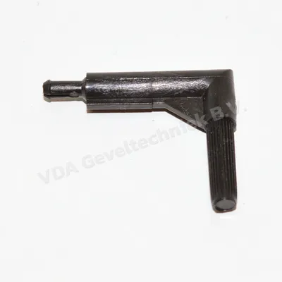 Duco bocht 1226 40mm zwart