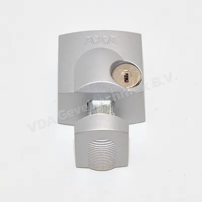 AXA oplegslot/cilinder zilver 3012-20-90-G