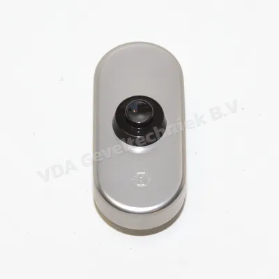 Hoppe aluminium deurbel Zilver/EV1. Model 630