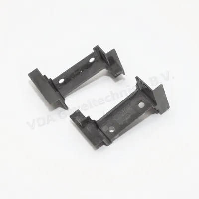 Schuco Türblende links 9005 zwart 242633 Paniekdeur