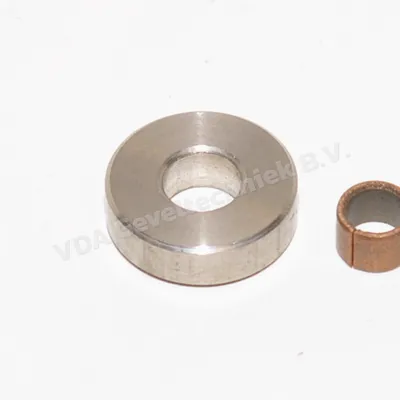 Schuifpui wiel 20mm as 6-8mm RVS