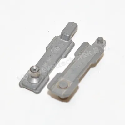Notter alu l A1 30-05-5 Alu koppenstuk met rolnok. alu 85 mm lang