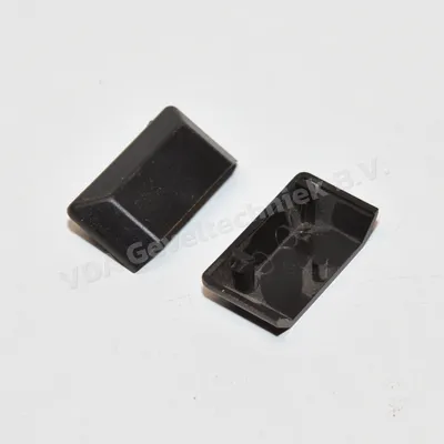 VDA afwaterkapje zwart 35x18 mm (prijs per stuk, minimale afname 10 stuks)