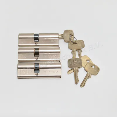 FCV Cilinder set a 3 / 40x50 mm gelijksluitend , 6 sleutels