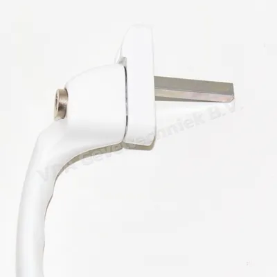 Hoppe raamkruk verkr. Tokyo Ral 9016 afsluitbaar links stift 40x7