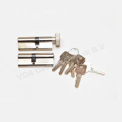 CAS cilinder set. 35-45 en 45-35 knop. SKG**
