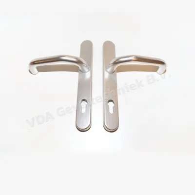 Hoppe deurkruk/kruk langschild set BU/BI RONDO 250 x 35 mm PZ92 x 9 mm