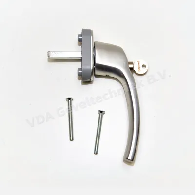 GreenteQ DK-raamkruk/greep FG31.S.AL 7X40 F1 incl. 2x M5x50 EV1 afsluitbaar