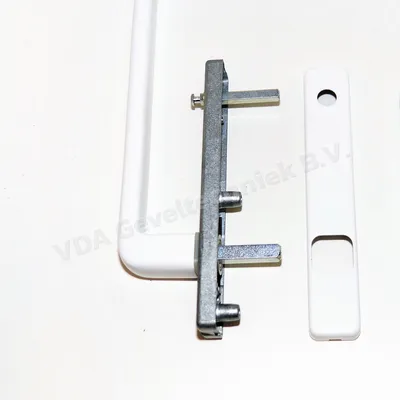 Siegenia HSK Portal Hendel 68MM zonder PZ binnen Ral9016 WIT 130629