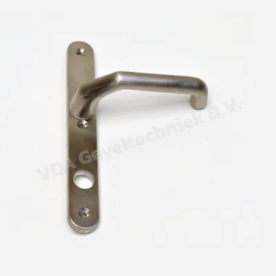 WSS MAY RVS geborsteld deurkruk langschild Binnen pc 94 Kaba Keso (greep) (klink) (hendel)