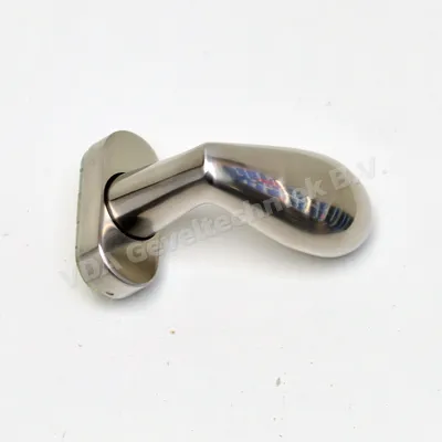 HVN MAY Deurknop 0737 vaste knop op rozet LA50. Hart-op-hart 50MM. RVS