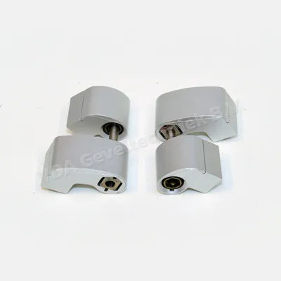 WSS 2-delig Alu. Scharnier 3D-Plus 36mm DP/ AS 65 mm EN1627. AL, E6/C-O Elox 04.030.3665.114 P/STUK