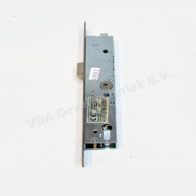 WSS paniekslot insteek Drn 40mm PZ/PZ92 functie-B 9 V2A matt. 320x24MM voorplaat. 2-flg Stulp RVS DIN RECHTS.