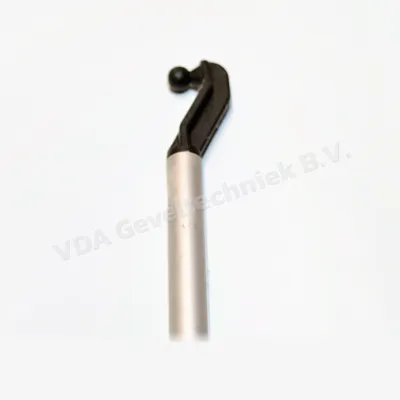 Bedieningsstok lengte 500mm zilver t.b.v. ventilatie rooster 10mm