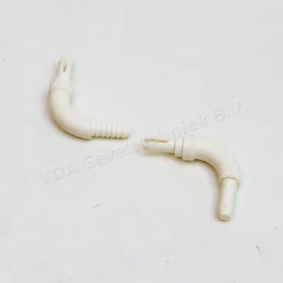 Aralco bocht los 18 mm wit