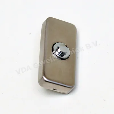 MAY DEURBEL M-8008-C RVS RECHT KNOP CHROOM