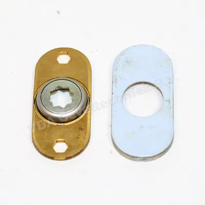 D-LINE OVAAL ROZET VOOR KRUK/KNOP RVS 30X65MM