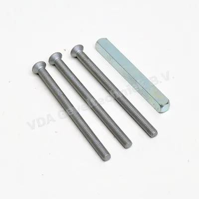 Stift 8x80 mm incl. 3 stuks schroeven M6x80mm RVS schroef
