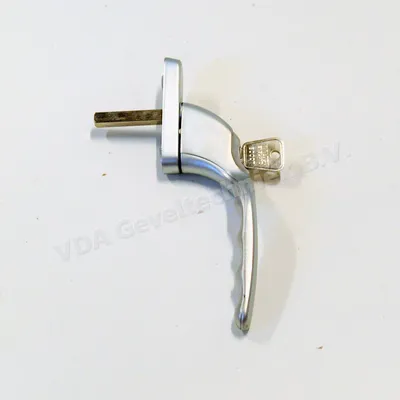 Winlock raamgreep/raamkruk verkropt links EV 1 afsluitbaar stift 7x 40 mm (klink) (hendel)