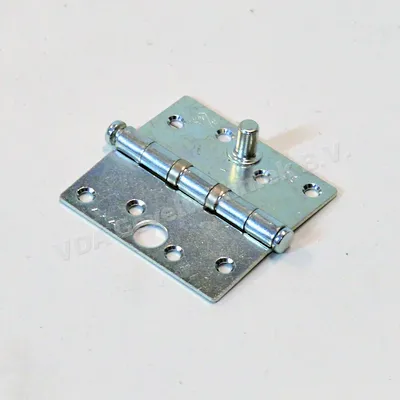 Axa scharnier Gegalv. 89x89x3 mm met kogellagers rechthoekig met dievenklauw