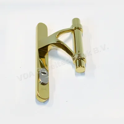 May Duwer 8020 op schild 6023 Buiten PZ92 Goud SKG** Afgerond MASSIEF SCHILD Kerntrek