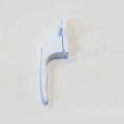 Sobinco Cockspur raamgreep/raamkruk raamboom met knop 9mm Links Ral9010 wit 657-9L