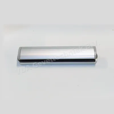 Nemef brievenbus met tochtklep aluminium kleur. 340x70 mm deurdikte 40 mm