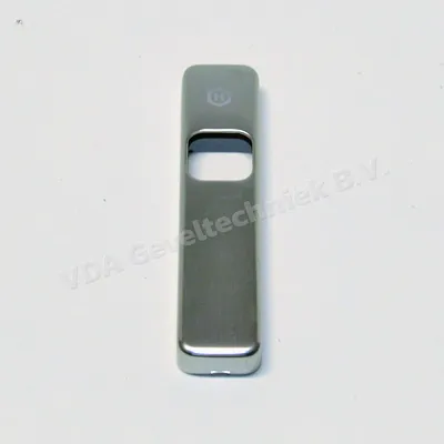 Hautau HS afdekkap /rozet greep zonder PZ HS300 Zilver/EV1