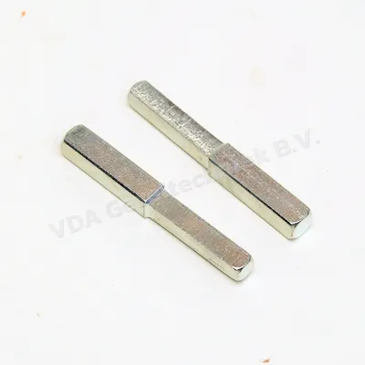 HVN VIERKANTSTIFT 8/10 L=80 (40-40) TBV hefslot