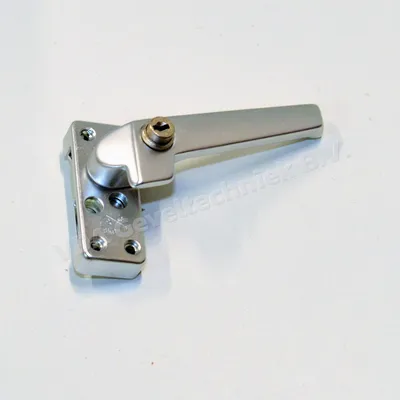 AXA Raamboom raamsluiting rechts afsluitbaar 3319 zilver met opvulplaat