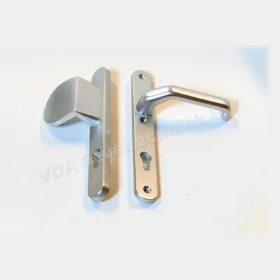 Ami Duwer / Kruk binnen buiten PC92 257 x 32 mm vol alu. afgerond stift 8 x 85 mm 3x M6 x 65 mm