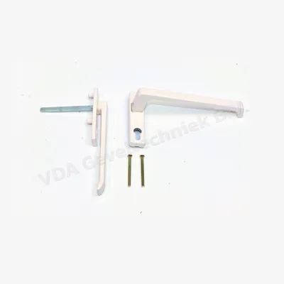 Gu HS greep binnen/buiten t.b.v rolluik 9001 creme K-12919 (kruk) (klink) (hendel) (hef schuifdeur) (schuif hefdeur)