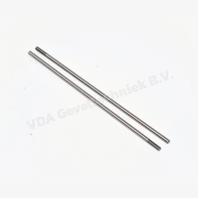 Draadeind m6x240mm 20 mm draad RVS