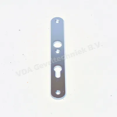 Buva Kruk schild zonder kruk PZ72 mm 245 x 30 x 6 mm binnen afgerond