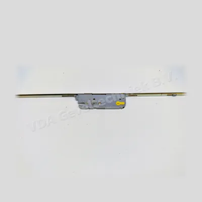 GU meerpuntssluiting 45 / 92 / 16 x 2280 mm / blokschoten sleutel bediend 730/760 zwarte voorplaat